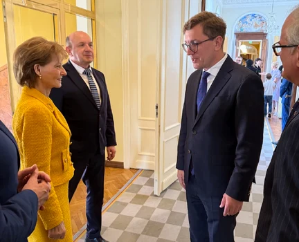 Majestatea Sa Margareta şi Principele Radu la Parlamentul Estoniei. FOTO: Daniel Angelescu, Casa Majestăţii Sale