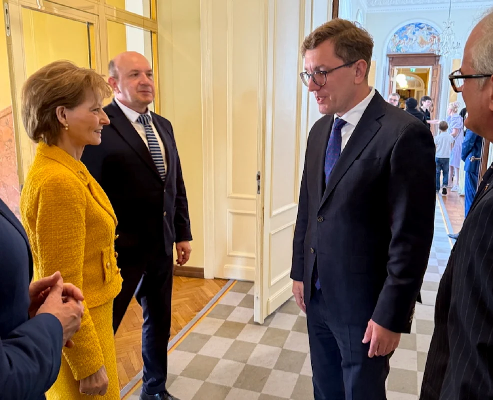 Majestatea Sa Margareta şi Principele Radu la Parlamentul Estoniei. FOTO: Daniel Angelescu, Casa Majestăţii Sale