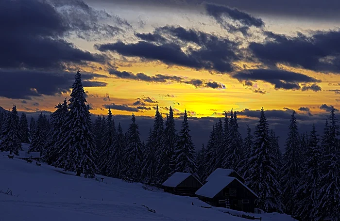 Peisaj spectaculos la Borșa  FOTO Facebook/Borșa Maramureș România