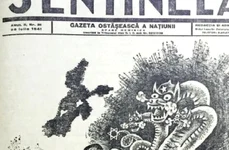 În prima linie a Războiului propagandistic de pe Frontul de Est „Sentinela” se bate la baionetă cu „Balaurul bolșevic” jpeg