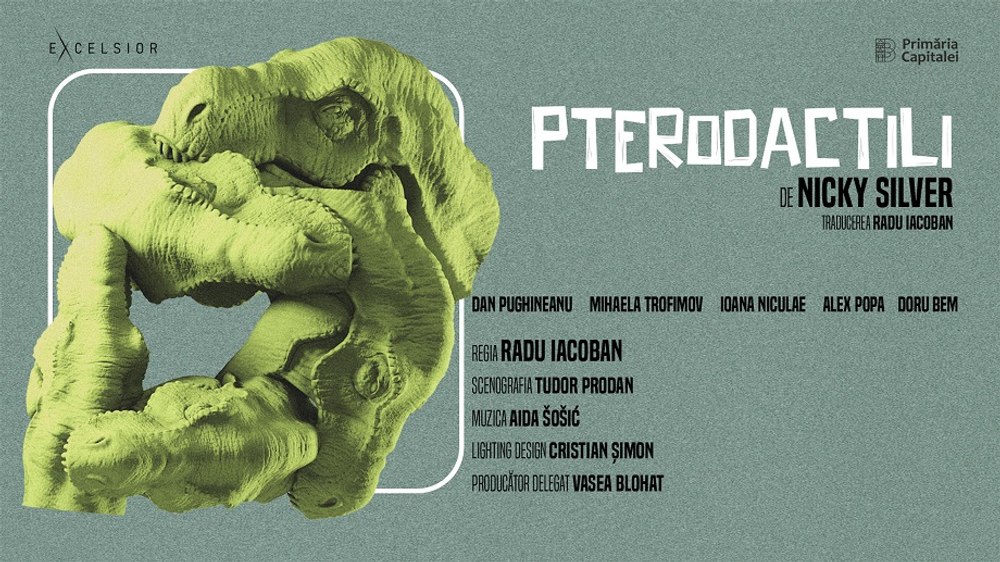 PTERODACTILI, la Teatrul EXCELSIOR, comedia despre oamenii certați cu propriile identități 
