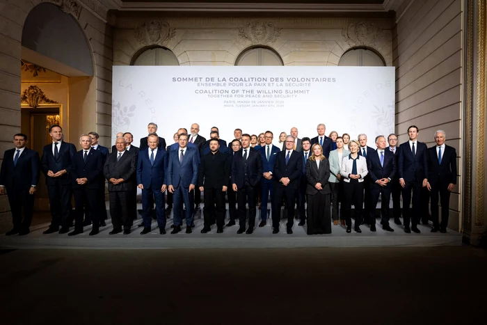 Fotografie de familie după summitul privind garanțiile de securitate pentru Ucraina FOTO Profimedia 