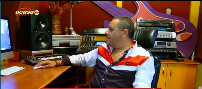 Acesta este studioul în care Ovidiu Komornyik produce muzică (captură: Acasă TV)