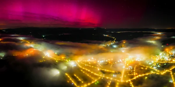 Aurora Boreală în România  Foto Marius Turc (3) jpg