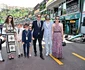 Andrea Casiraghi și familia sa, alături de Charlotte Casiraghi și soțul ei, Dimitri Rassam