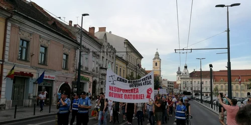 cluj main protest. foto remus florescu