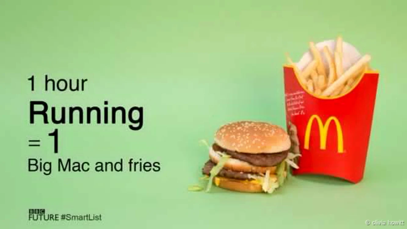O oră de alergat = un hamburger Big Mac și o porție de cartofi prăjiți