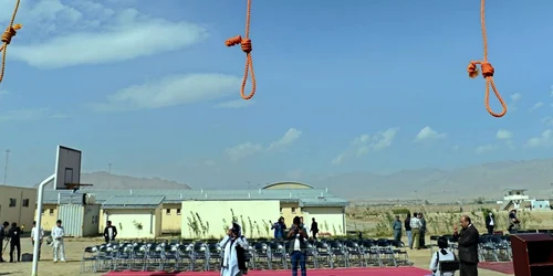 Spanzuratoare in inchisoarea Puli Charkhi din Kabul FOTO THe Independent