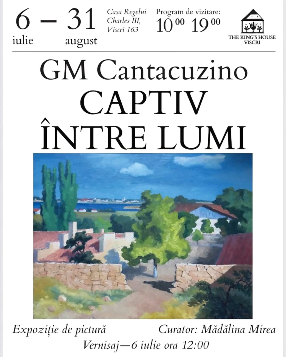 Expoziție de pictură la Casa din Viscri a Regelui Charles al III-lea 