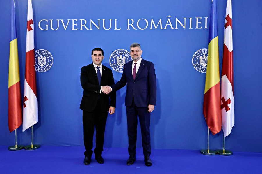 Ciolacu, discuții cu președintele Parlamentului Georgiei, privind proiectele de interconectare peste Marea Neagră 