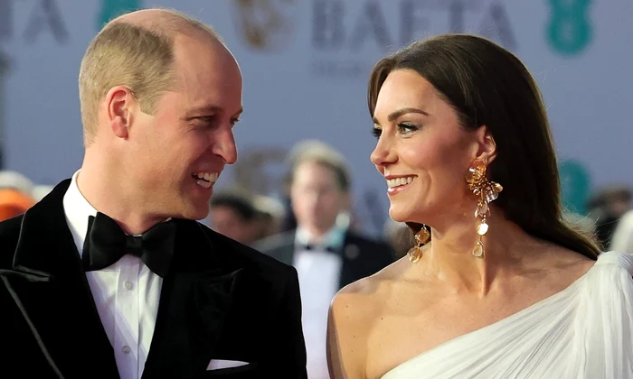 Kate Middleton și Prințul William la Premiile BAFTA 2023 FOTO Profimedia