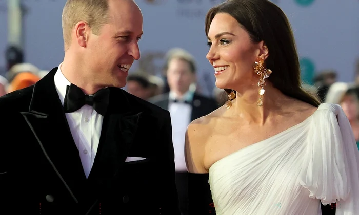Kate Middleton și Prințul William la Premiile BAFTA 2023 FOTO Profimedia