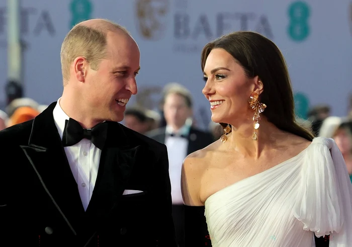 Kate Middleton și Prințul William la Premiile BAFTA 2023 FOTO Profimedia