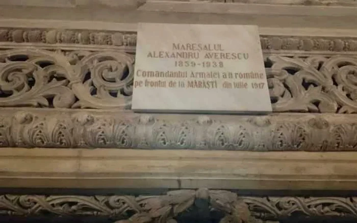 Sarcofagul mareșalului Alexandru Averescu