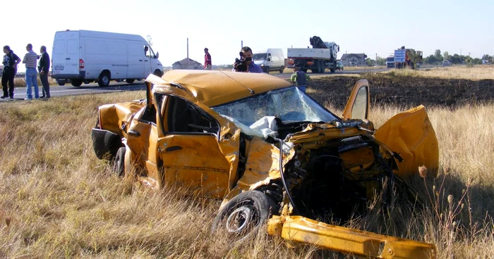 Loganul a fost distrus în acest accident