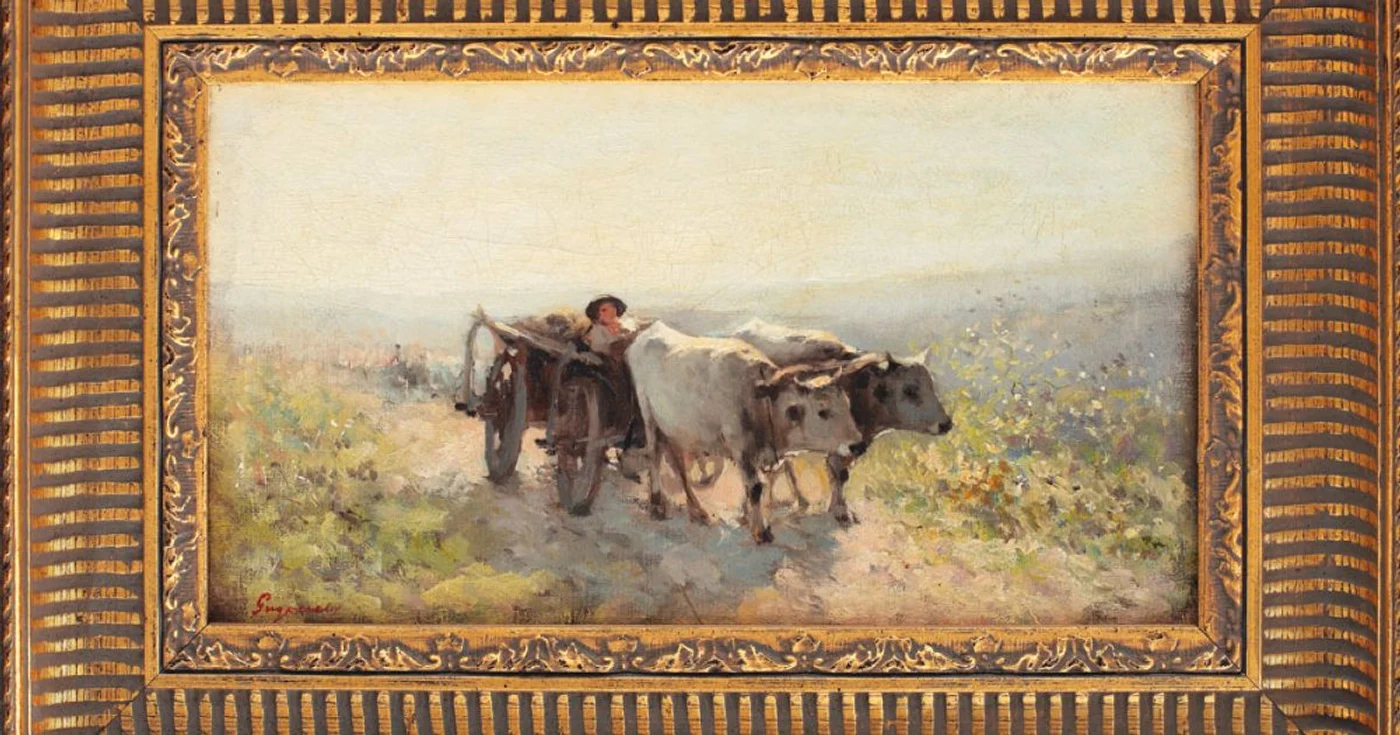Lucrarea Car cu Boi de Nicolae Grigorescu
