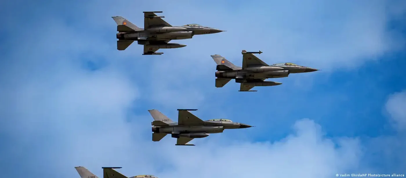 Avioane de luptă F-16 apără flancul Estic al NATO la Marea Neagră