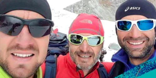 Expediţie românească pe cele mai înalte vârfuri din lume - alpinişti din Constanţa Mihai Nenciu Nicu Rotaru şi Bigdan Ofiţeru Sursa foto Facebook Mihai Nenciu