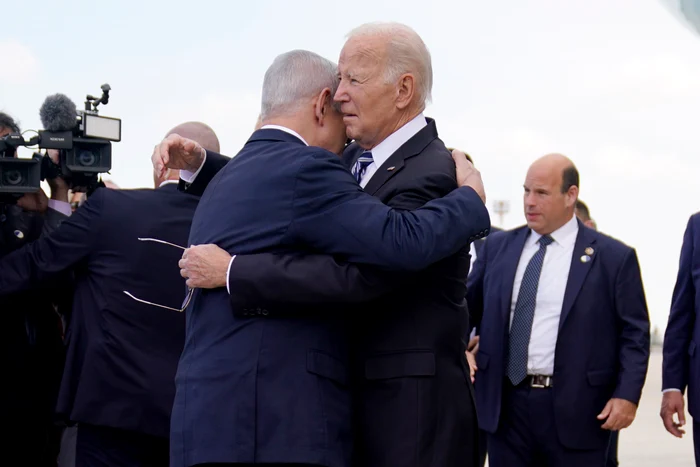 Joe Biden îşi oferă sprijinul necondiţionat pentru Israel. FOTO: Profimedia