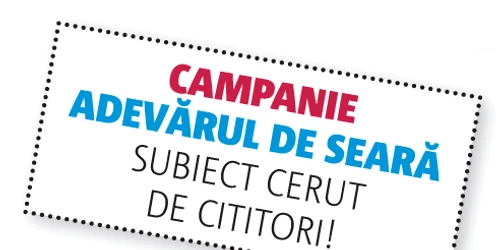 Subiect cerut de cititori, stampila, timişoara