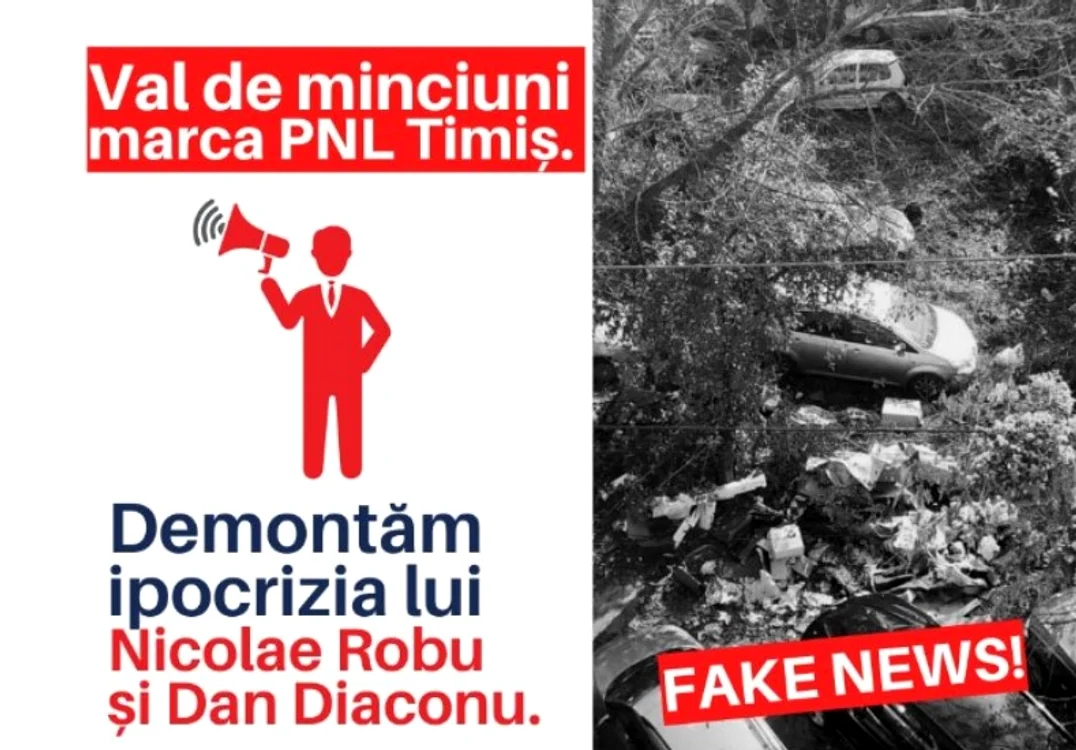 USR a produs un fake news, acuzându-l pe Robu de fake news FOTO USR Timiș