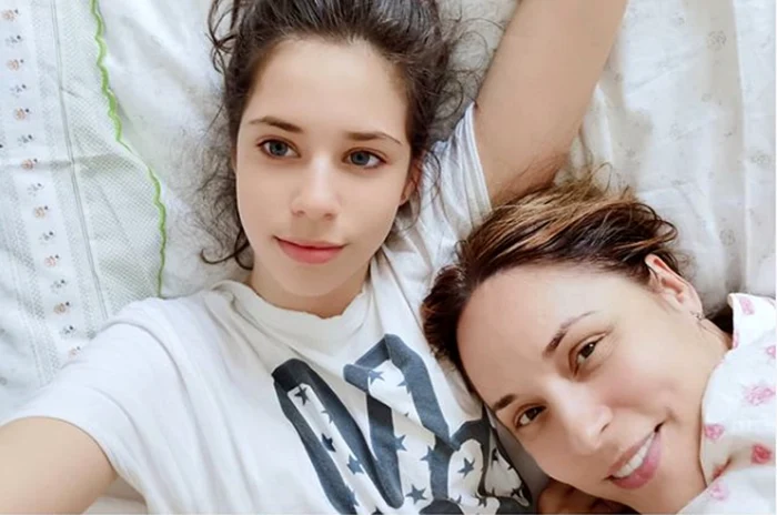 Aurelian Temișan, Monica Davidescu și fiica lor, Dorafoto: arhivă personală