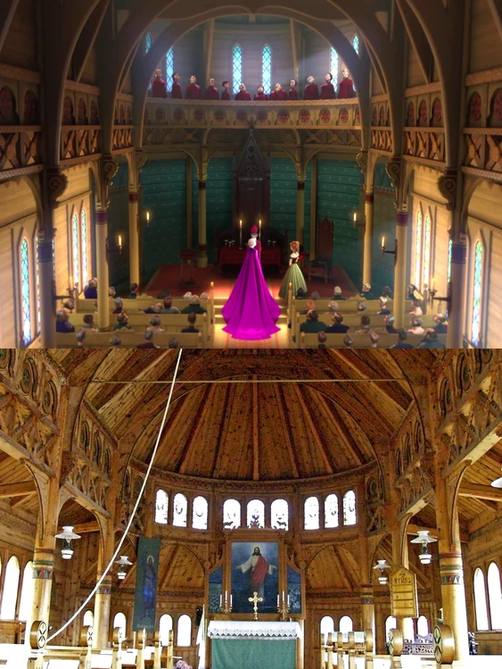 „Regatul de gheaţă” – Biserica St. Olaf,  Norvegia