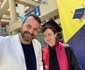 Andrei Aradits, alături de fiul său, Eric, la festivitatea de absolvire a liceului / foto: arhiva personală
