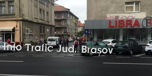 Şapte maşini au fost avariate