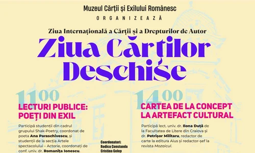 Ziua Cărților Deschise la Muzeul Cărții și Exilului Românesc