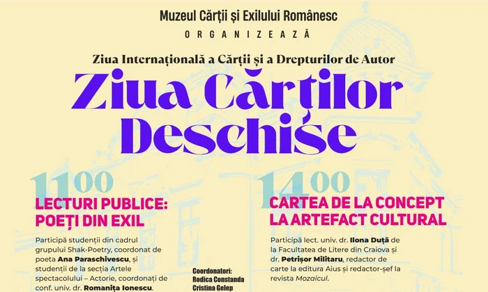 Ziua Cărților Deschise la Muzeul Cărții și Exilului Românesc