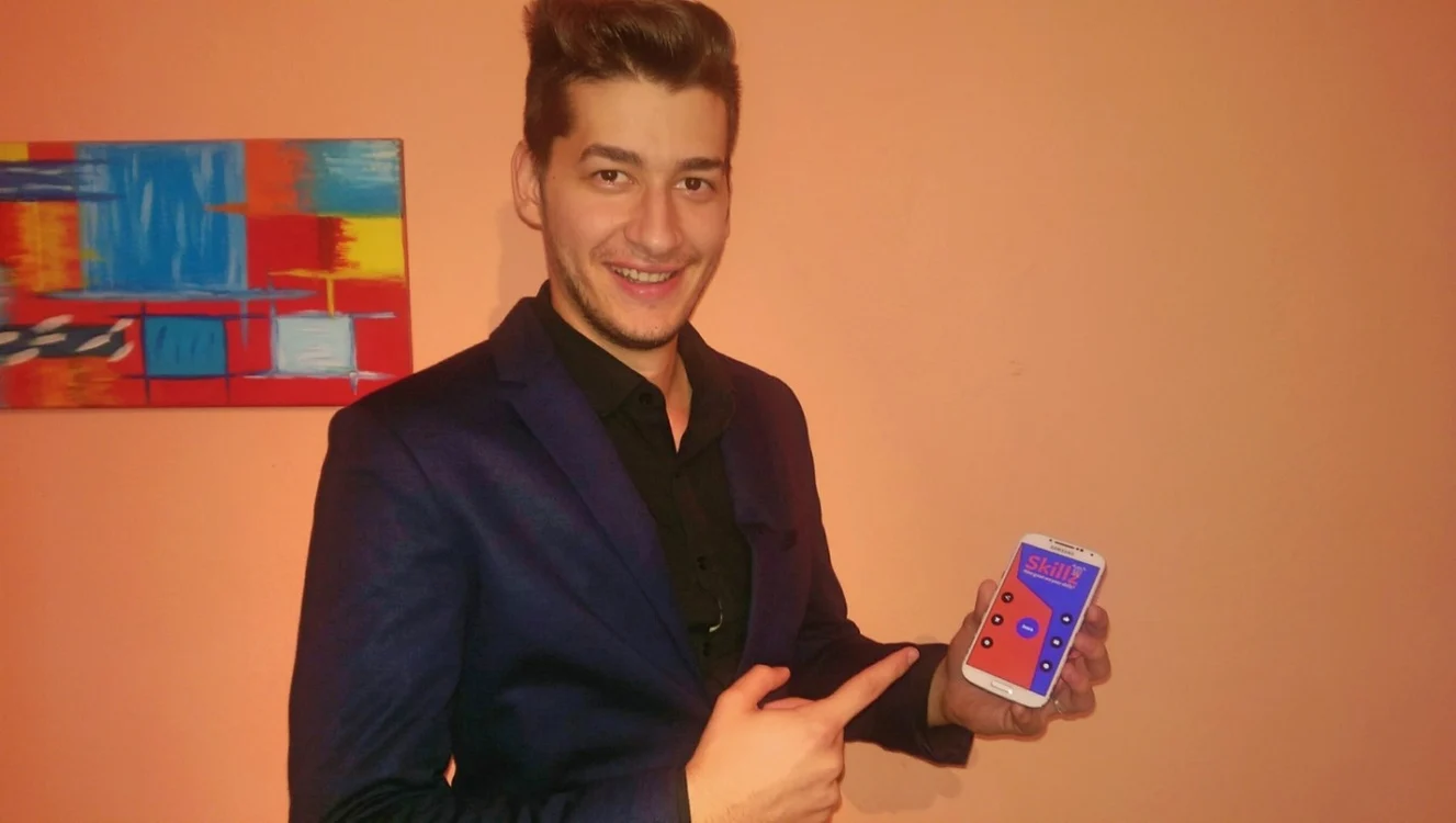 Tânărul care a creat jocul FOTO Bogdan Iancu