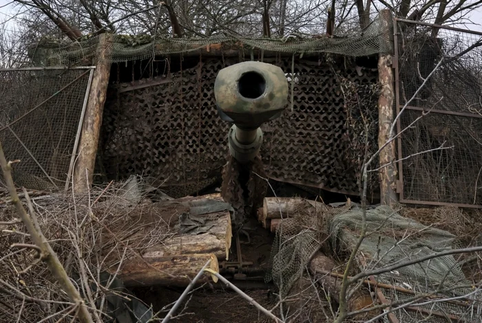 Soldati ucraineni pe frontul din Zaporoie- Brigada mecanizată 65 FOTO EPA-EFE