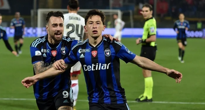 Olimpiu Moruțan a marcat la revenirea pe teren. Foto Facebook Pisa FC
