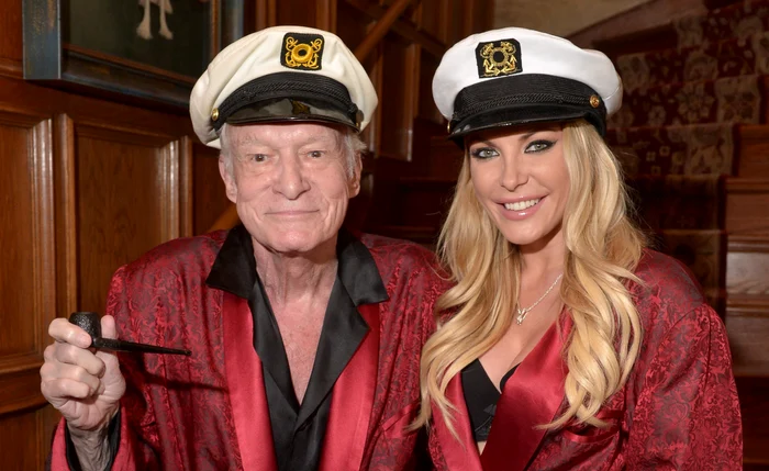 Hugh Hefner, alături de Crystal Hefner FOTO Arhivă