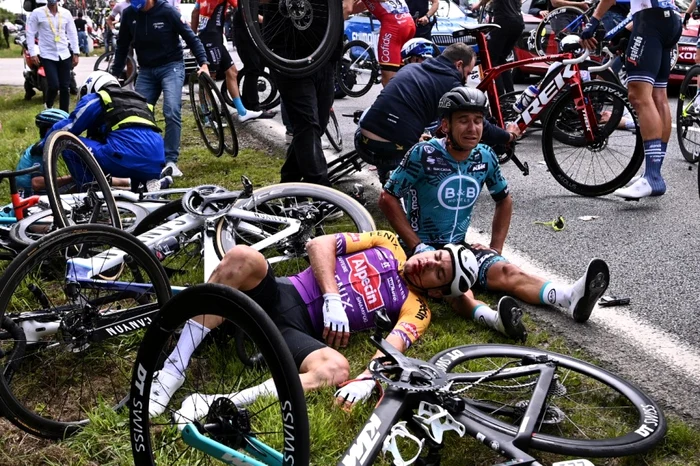 Peste 50 de ciclişti au fost răniţi. Foto: Arhivă