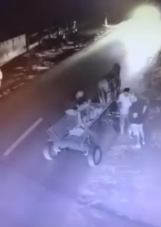 Captură video Facebook / Secţia de Poliţie