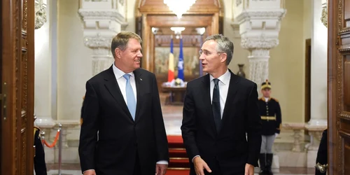 Klaus Iohannis si Jens Stoltenberg FOTO Presidency.ro