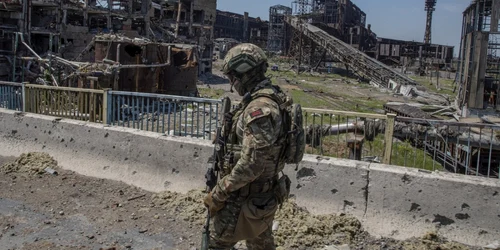 Mariupol 112 zile de război Ucraina -Rusia . FOTO EPA-EFE