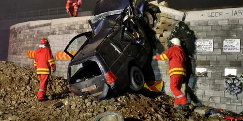 accident zidul mortii suceava. Foto