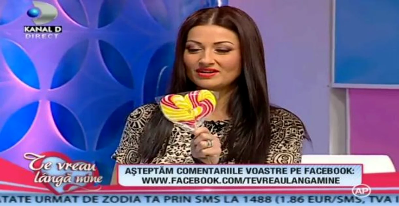 Gabriela Cristea, desculţă la emisiune