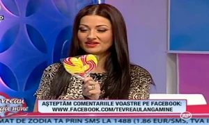 Gabriela Cristea, desculţă la emisiune jpeg