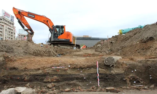 Cercetări arheologice în centrul Capitalei (© Facebook / Muzeul Curtea Veche)