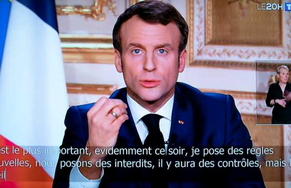 Preşedintele Franţei, Emmanuel Macron