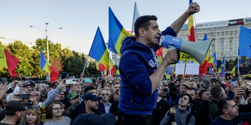 George Simion protest AUR Piața Victoriei FOTO Inquam Photos Octav Ganea (2) jpg