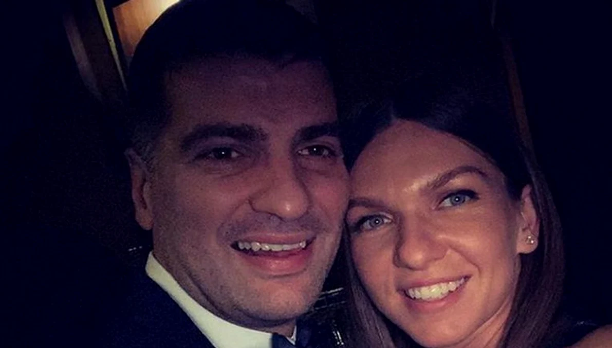 Toni Iuruc și Simona Halep împreună. FOTO: Arhiva Adevărul