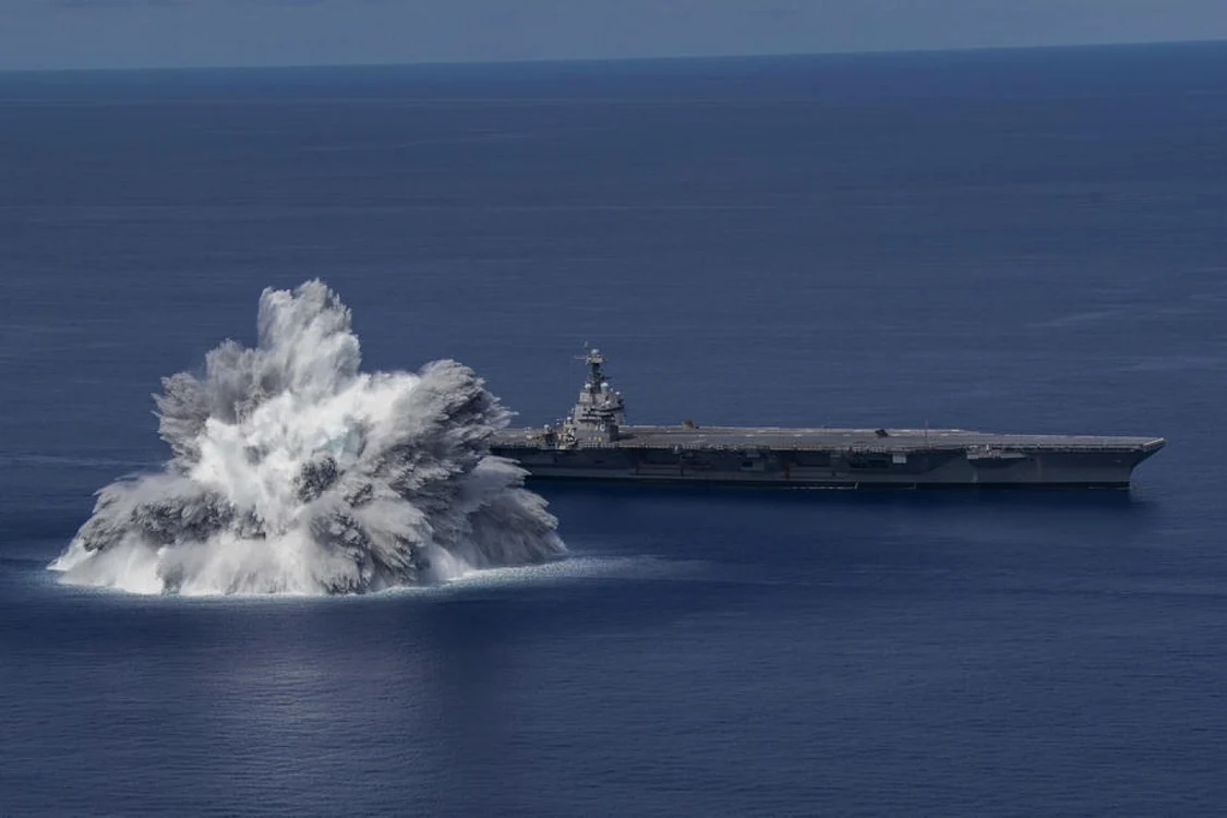 Portavionul USS Gerald R. Ford trimis în Caraibe/FOTO:Arhive