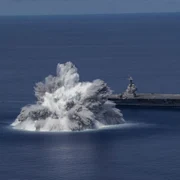 portavionul USS Gerald R. Ford FOTO EPA EFE/US Navy