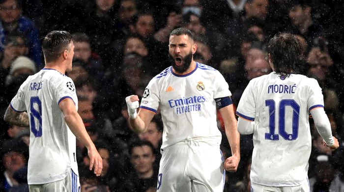 Benzema a reușit o prestație de excepție contra lui Chelsea (FOTO: EPA)