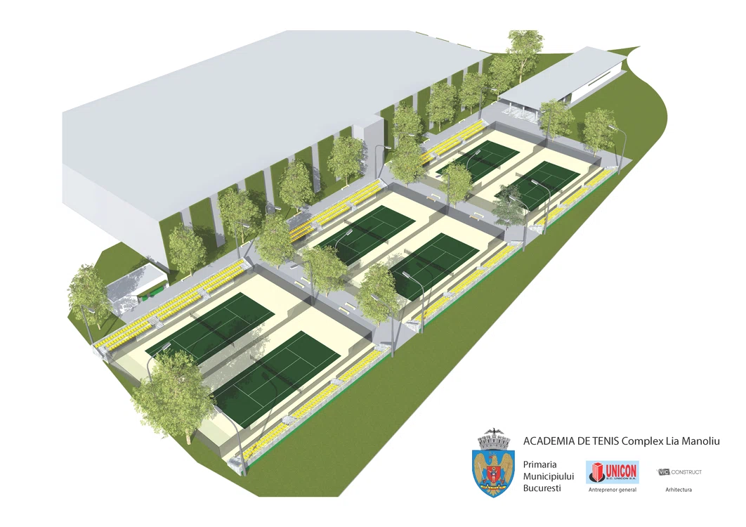 Academia de tenis va atrage şi mai mulţi pasionaţi de sport în aer liber